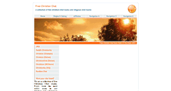 Desktop Screenshot of christianchats.net