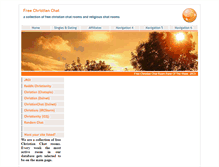 Tablet Screenshot of christianchats.net